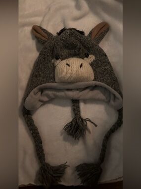 Handmade Donkey Hat with Tail